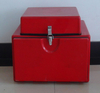 25L red Food fiberglass delivery box