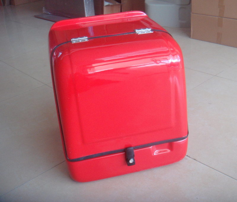 36L red Pizza fiberglass delivery box