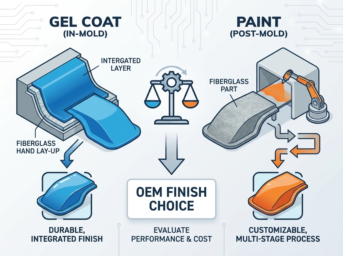 Gel Coat or Painted FRP Covers Comparison